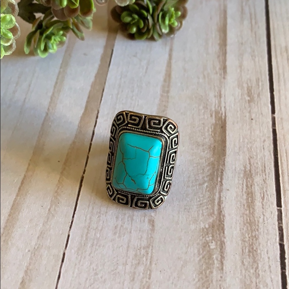 Turquoise detail ring